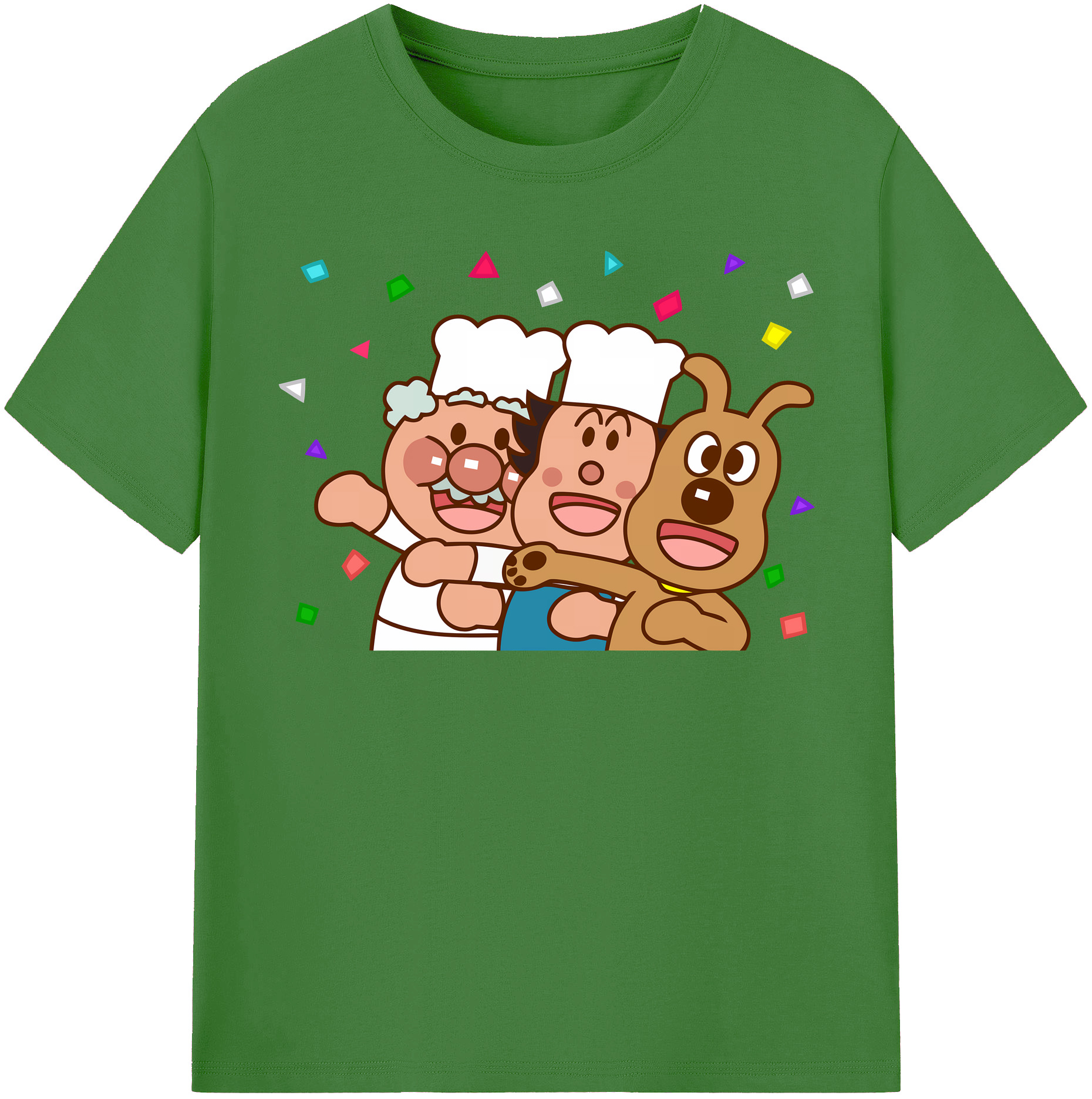 （画像用） アンパンマン Anpanman レディースカジュアルプリントTシャツ（綿100％）